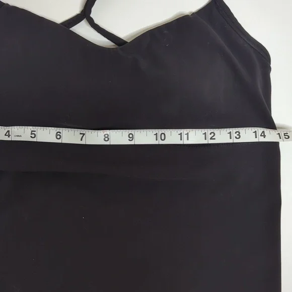 Athleta Vinyasa Support Top Black size Medium - Picture 7 of 7